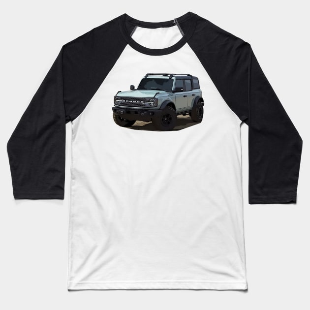 2021 Ford Bronco 4 Door Area 51 Baseball T-Shirt by Woreth